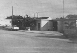First Cocoa Beach City Hall photo in black and white